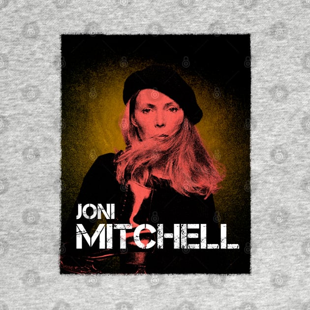 Joni Mitchell // 1970s Fan Art Design by instri